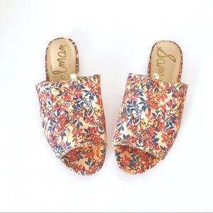 Sam Edelman Tia sandal slides floral size 6.5